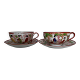 2 fine porcelain tea cups