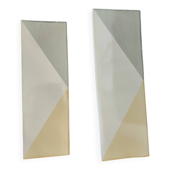 Set of 2 Tile wall lights by Violaine d'Harcourt