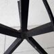 Black iron floor lamp