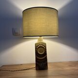 English ceramic lamp + custom lampshade