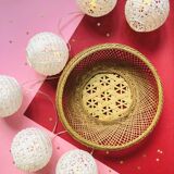 Bohemian wicker basket