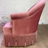 Vintage pink toad armchair