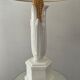 Lampe Épi en céramique vintage années 70