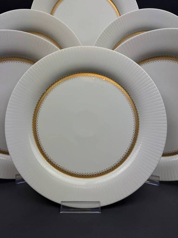 Rosenthal Tapio Wirkkala 6 dinner plates Ondulation Studio-Linie