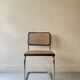 Chaise design vintage Cesca modèle B32 chromée & cannage par Marcel Breuer