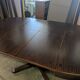 Table ronde avec rallonges papillon