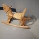 Wooden rocking horse