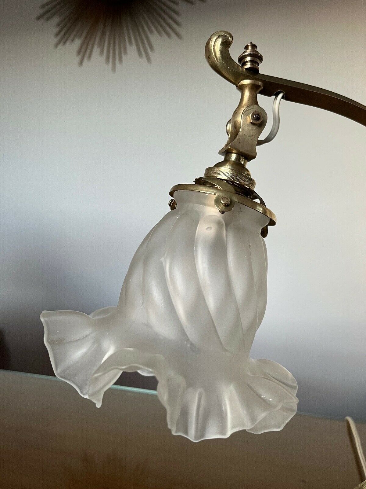Art Nouveau bronze lamp 20 years