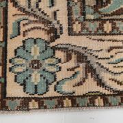 Tapis persan vert sarcelle et marron 6x9, 173x270 cm