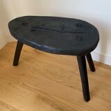 Tripode finition bois brûlé