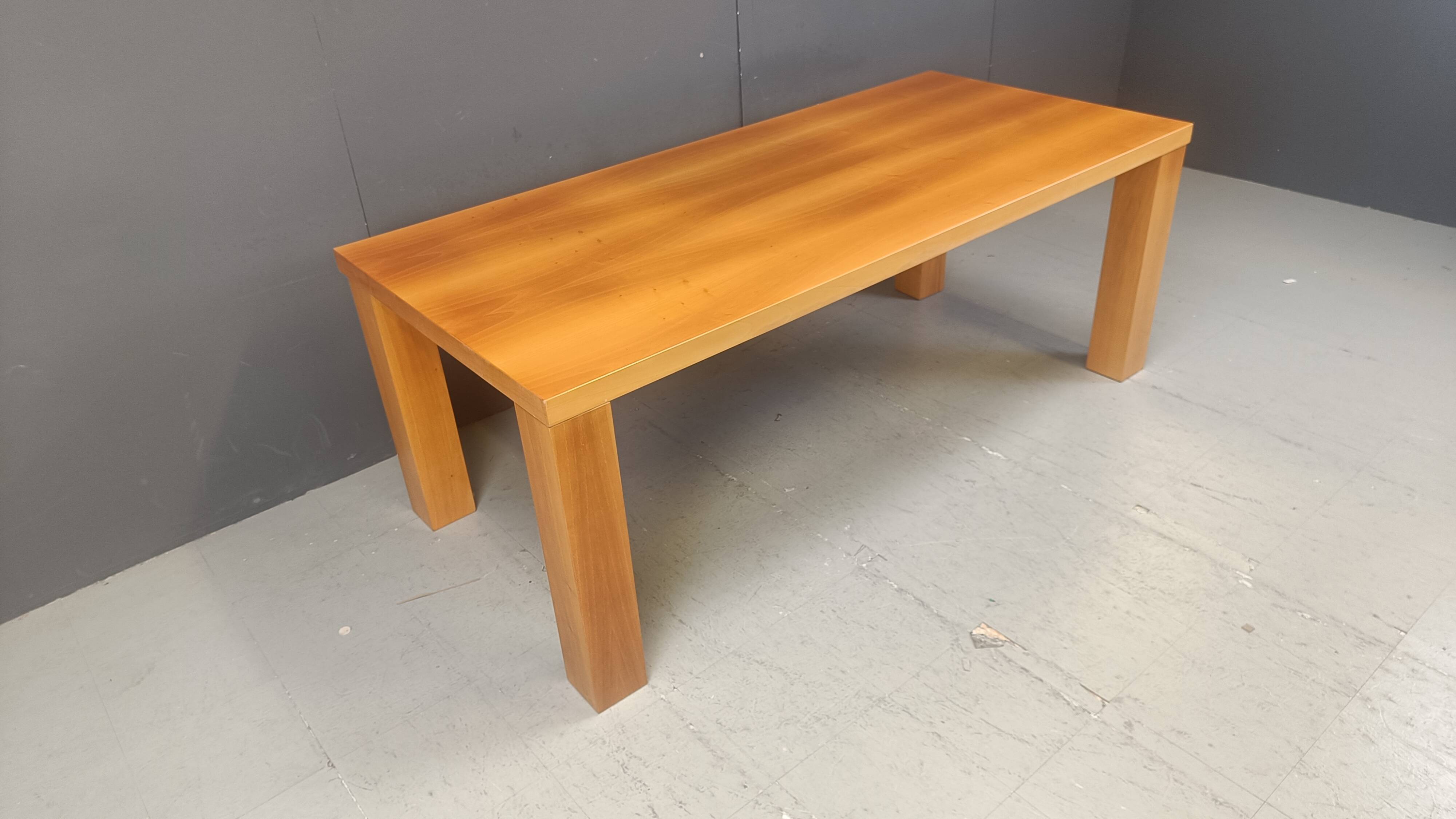 Vintage cattelan Italia Desk or dining table, 1980s