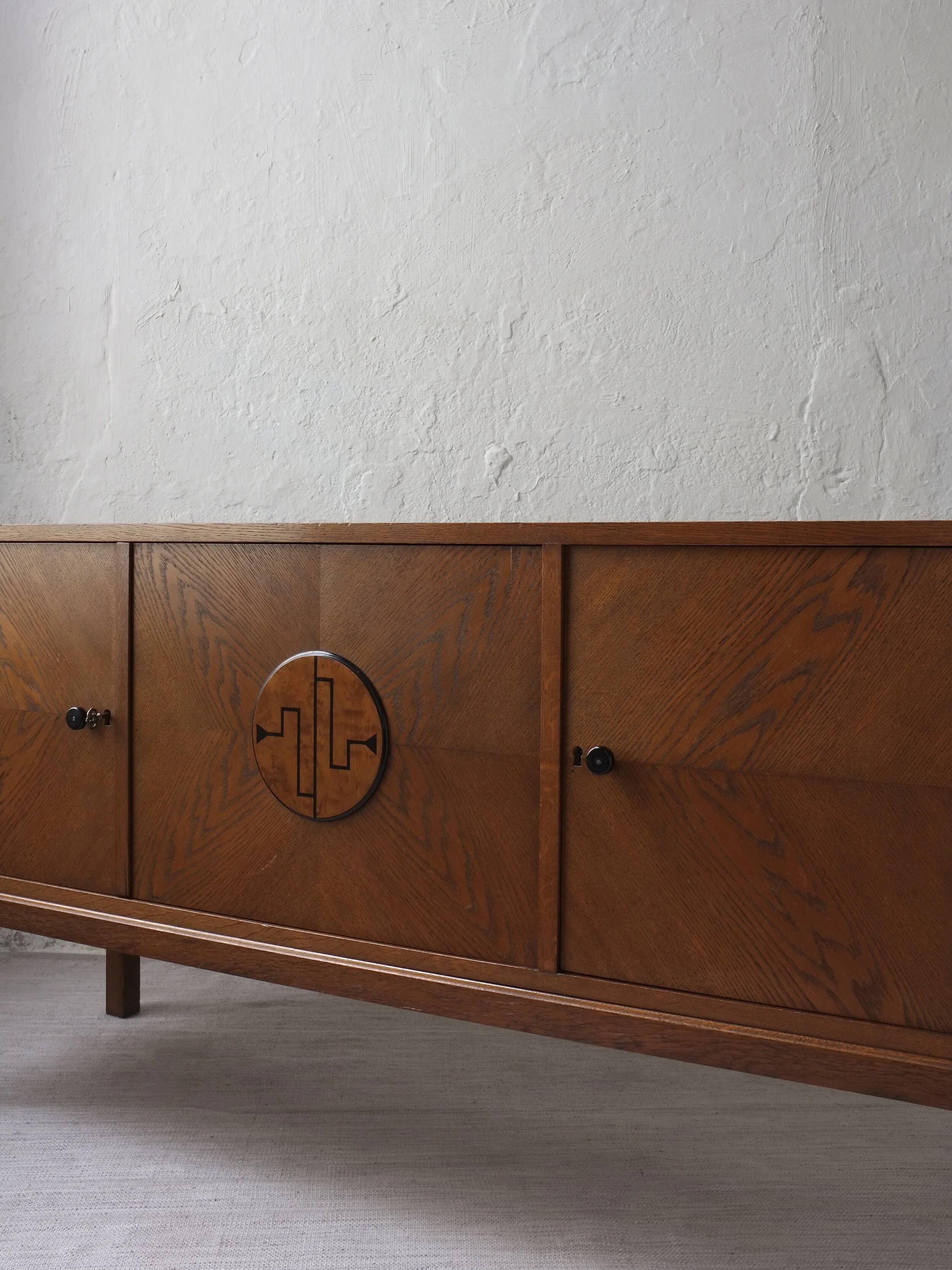 Buffet suédois moderne en chêne | Années 1930