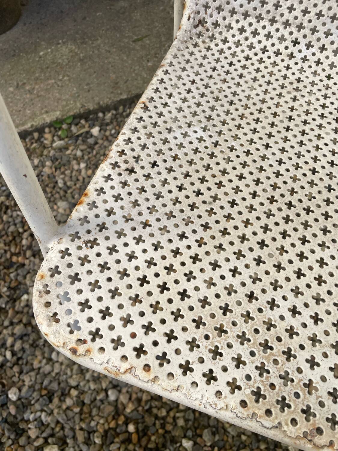 4 fauteuils de jardin style Matégot