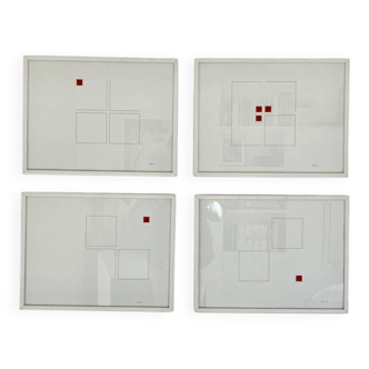 Quadriptych by Massimo Silveri