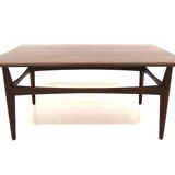 Teak coffee table, Karl Erik Ekselius, JOC, Vetlanda, Sweden, 1950