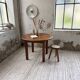 Round oak table 1950