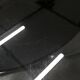Roche Bobois oval table 1970 smoked glass chrome legs 152x117 cm