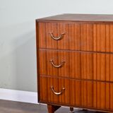 Midcentury Meredew walnut chest of drawers