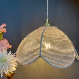 Suspension lamp vintage flower