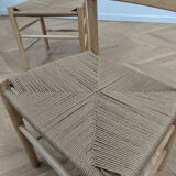 4 vintage Scandinavian chairs model J39 Folkestol