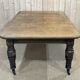 English nineteenth oak table with 1 crank extension