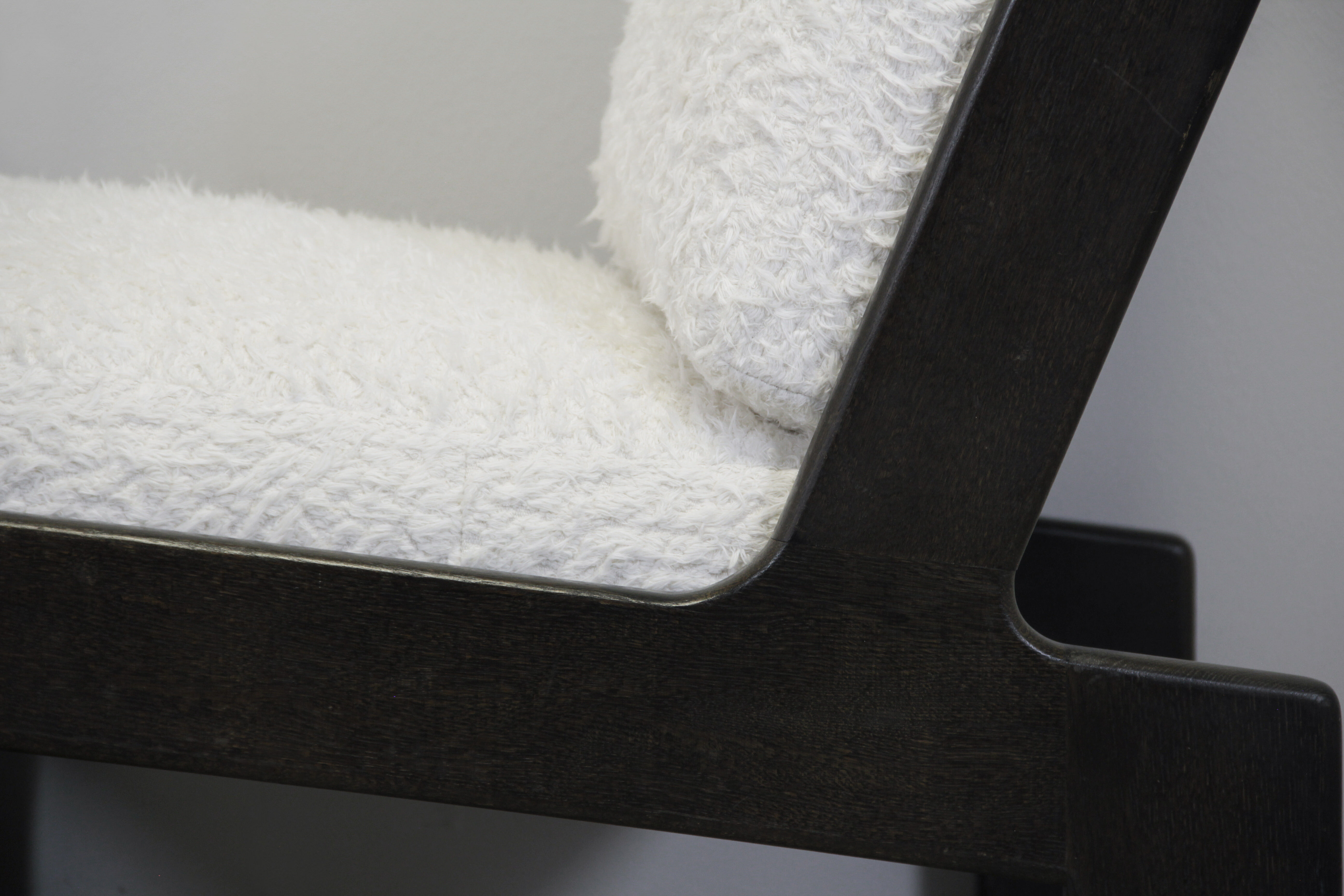 Brutalist oak lounge chair by Esko Pajamies for ASKO, Finland 1970s