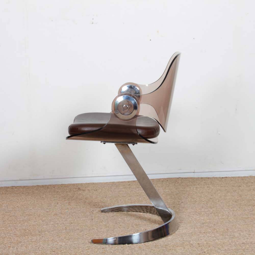 Vintage chair in the style of Boric Tabacoff, 1970