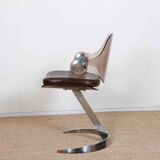 Vintage chair in the style of Boric Tabacoff, 1970