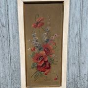 Bouquet of flowers oil painting: signed G.CORDIER