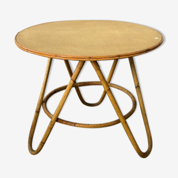 Ratin round coffee table