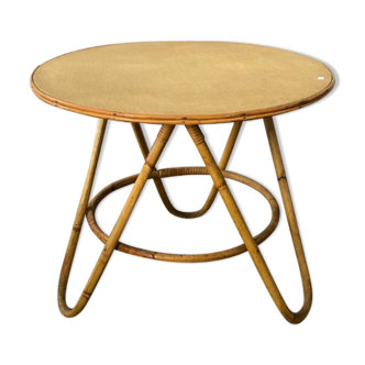 Ratin round coffee table