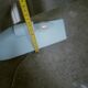 Brushed steel wall light Space Age