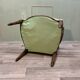 Fauteuil médaillon en bois naturel d’époque louis xvi xviii eme siècle