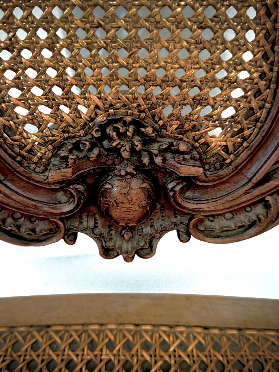 Vintage caned chair – Louis XV