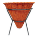 Vintage orange basket for plants or toys, Dirk van Sliedrecht for Rohé
