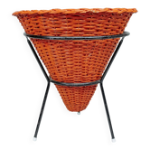 Panier vintage orange pour plantes ou jouets, Dirk van Sliedrecht pour Rohé