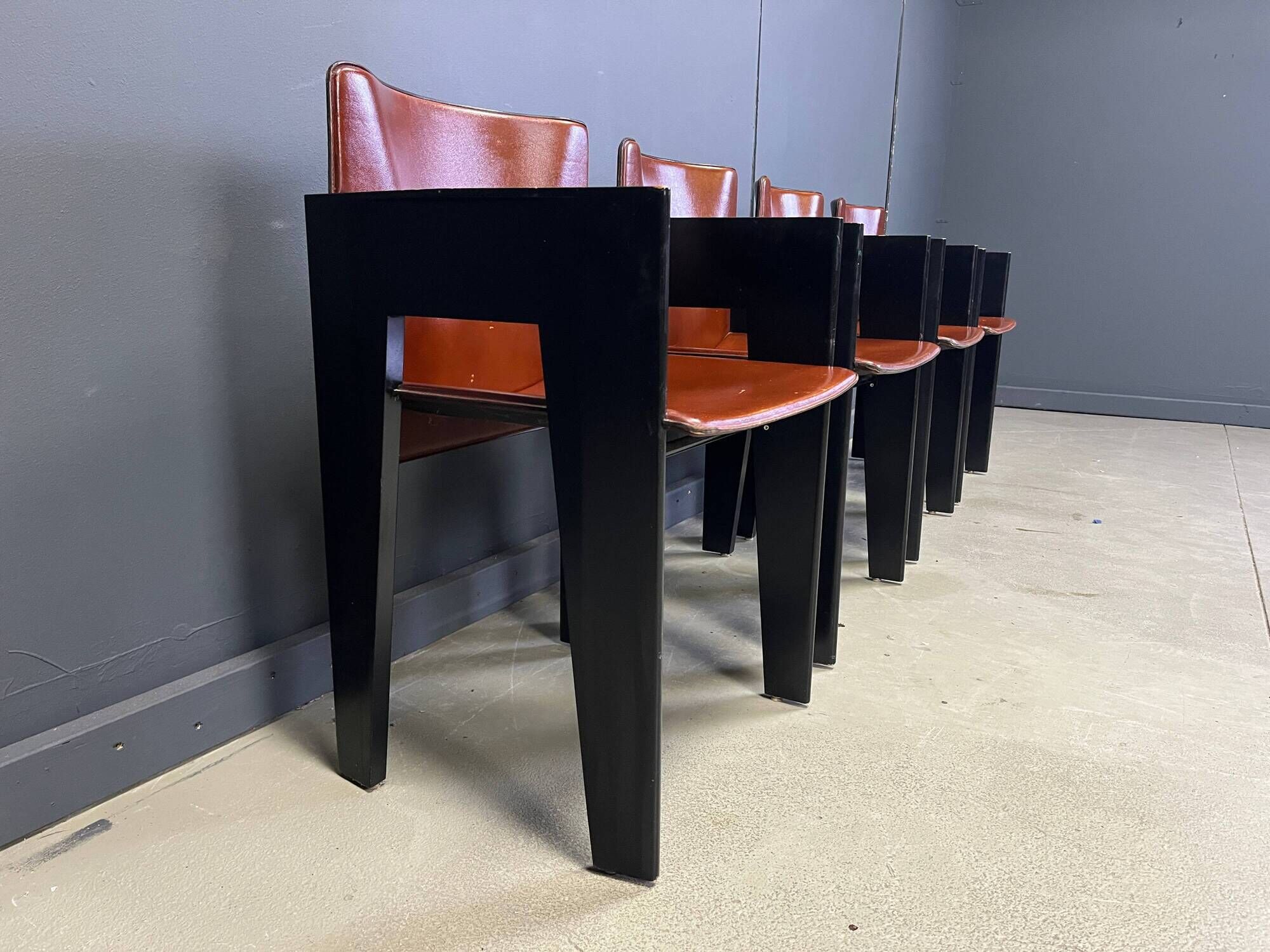 Fauteuils postmodernes par Arnold Merckx pour Arco - ensemble de 4 - années 1980