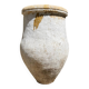 Ancient terracotta pottery jar