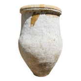 Ancient terracotta pottery jar