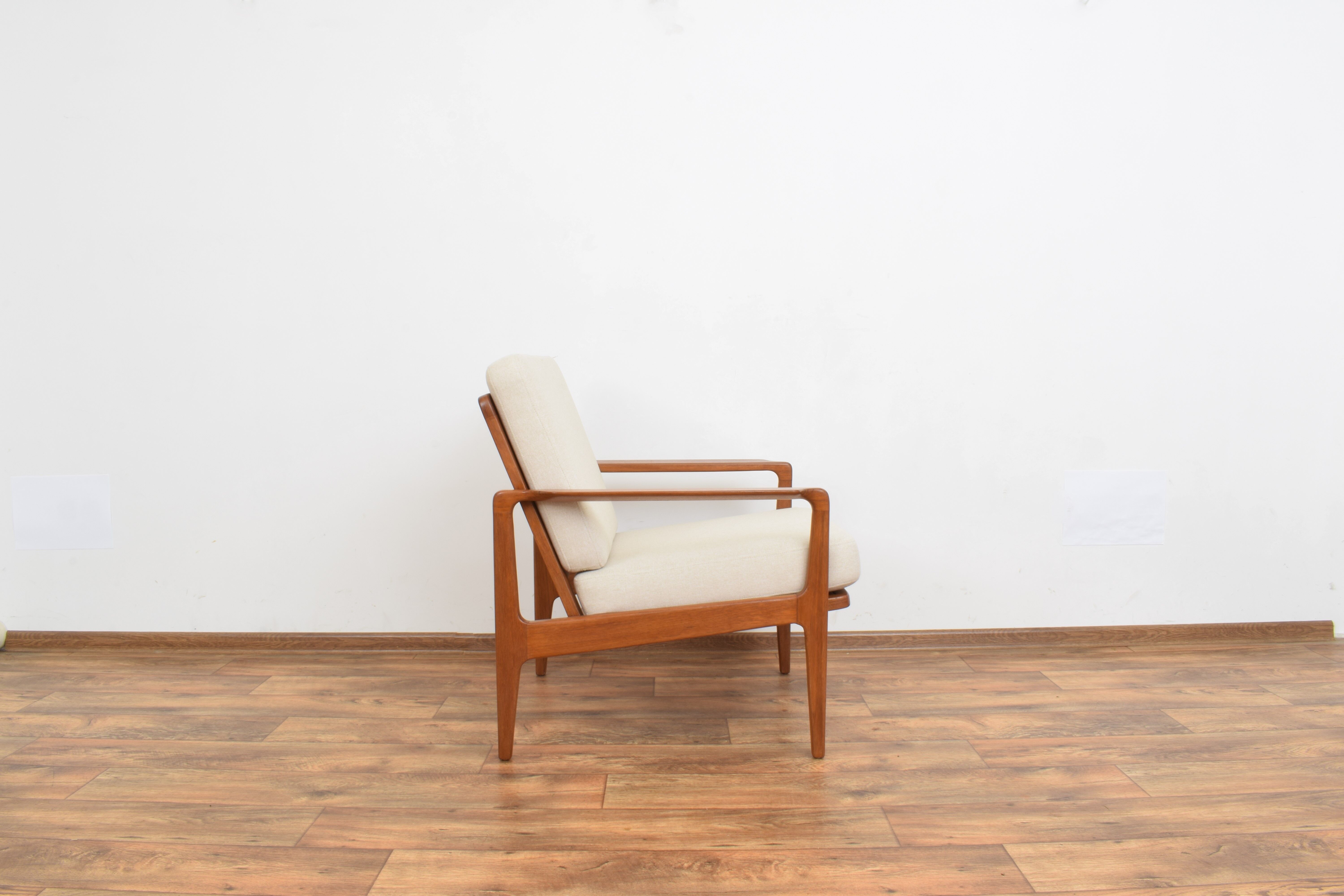 Mid-century danish teak armchair, 1960s