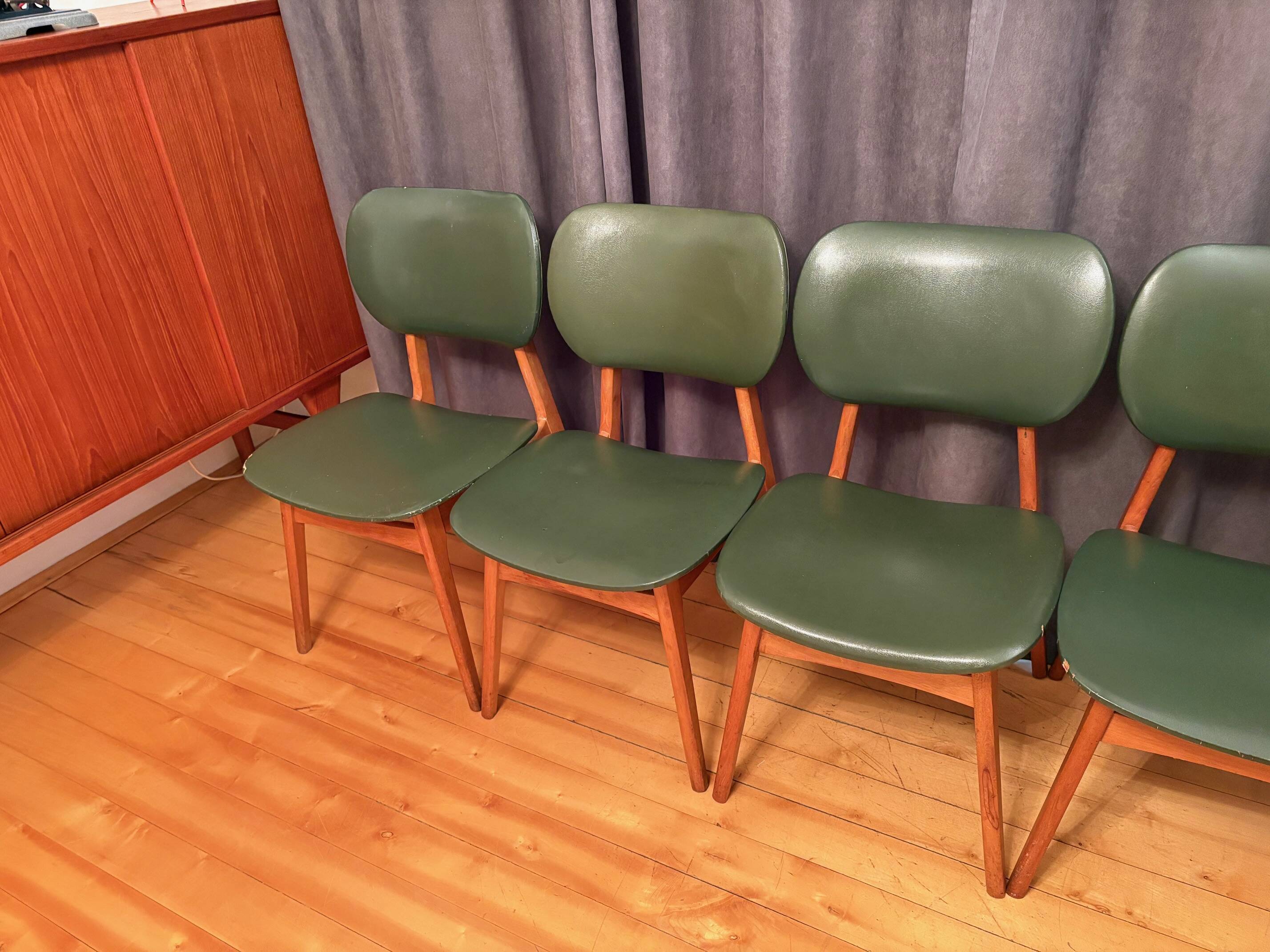 Set of six chairs, 1960s