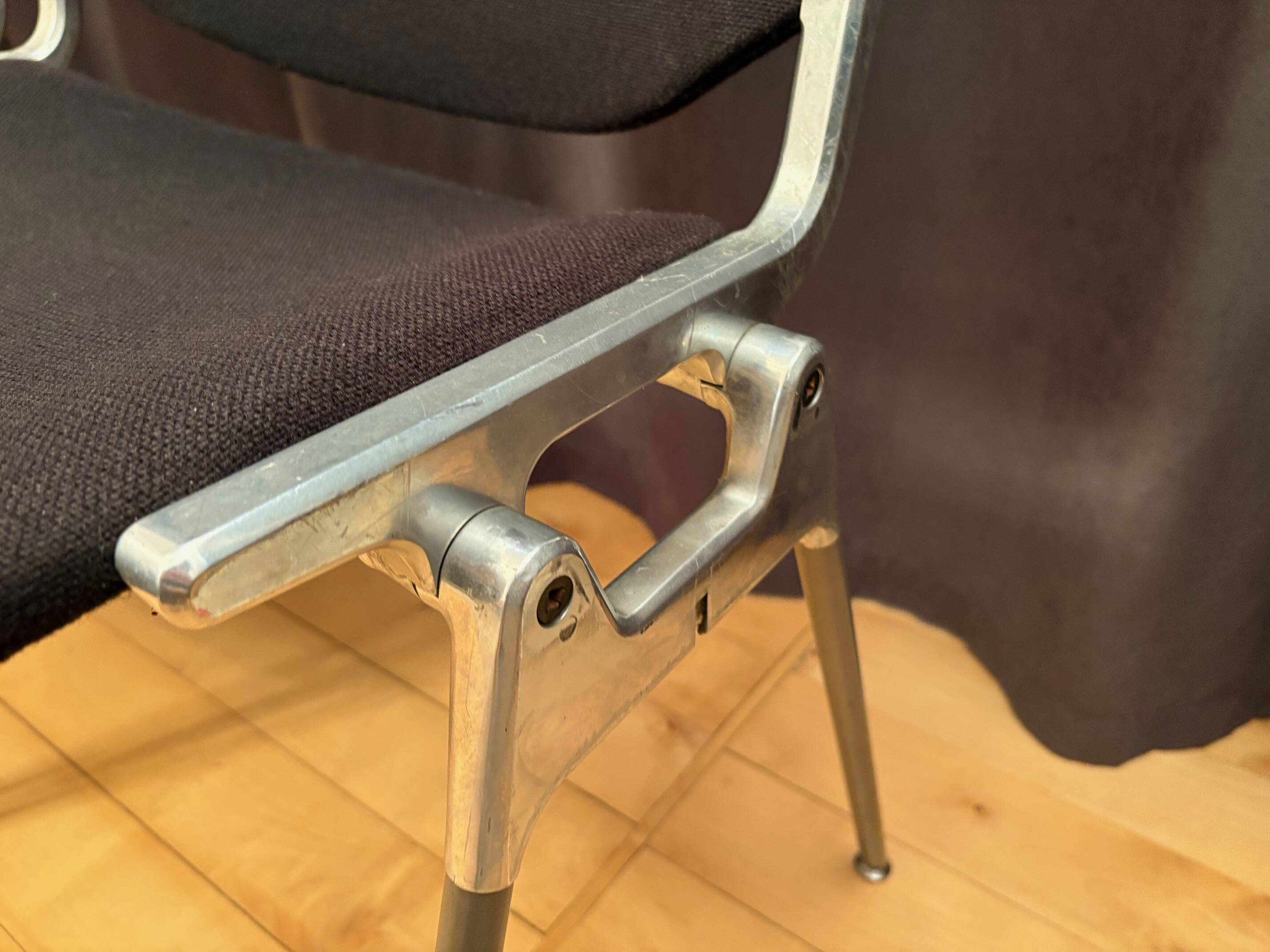 Pair of DSC 106 chairs designed by Giancarlo Piretti, Anonima Castelli, Ita