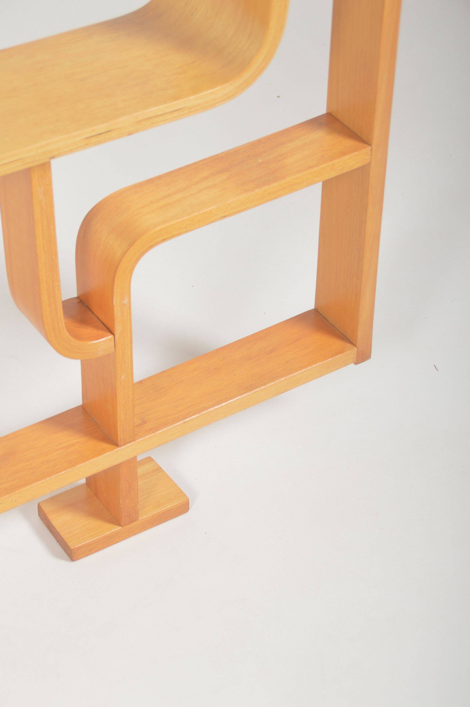 Room divider designed by Volak for Drevopodnik Holesov, 1960s