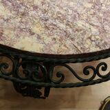Coffee table circa 1940/50 in wrought iron