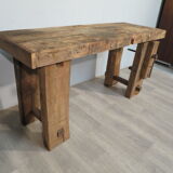 Old patinated workbench