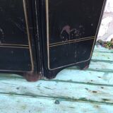 Art-deco sheet metal firewall screen