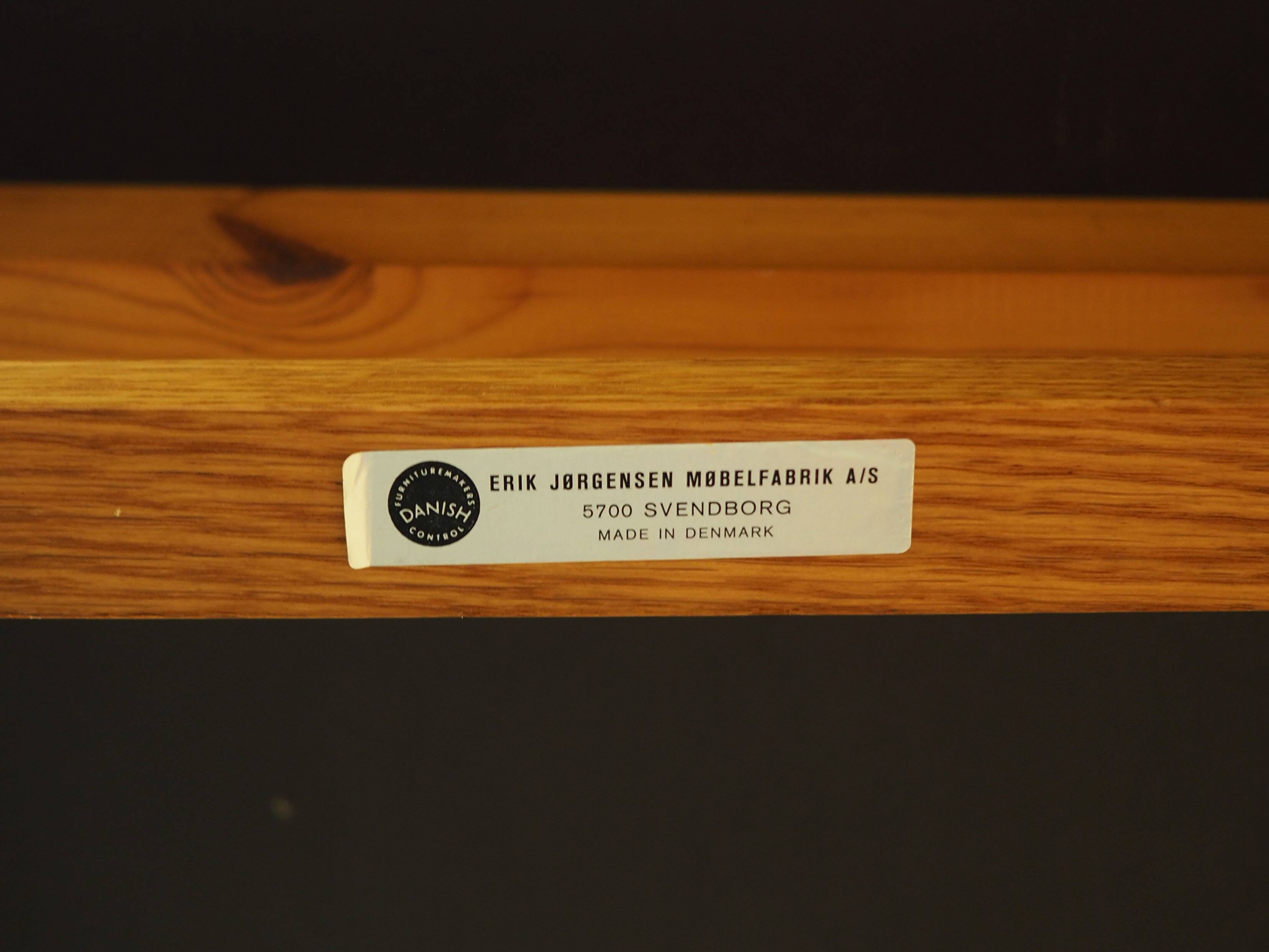 Oak sofa, Danish design, 1970s, manufactured by Erik Jørgensen Møbelfabrik