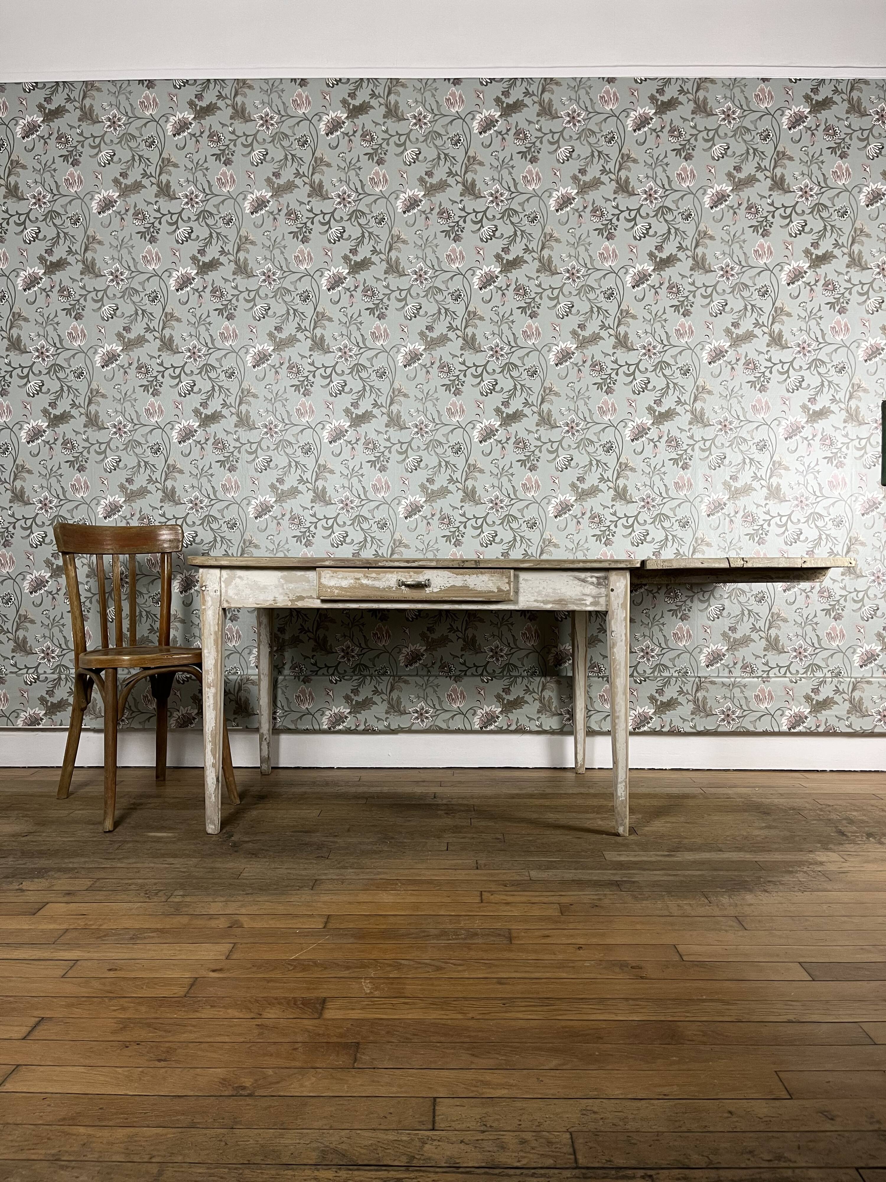 Farmhouse table with extension