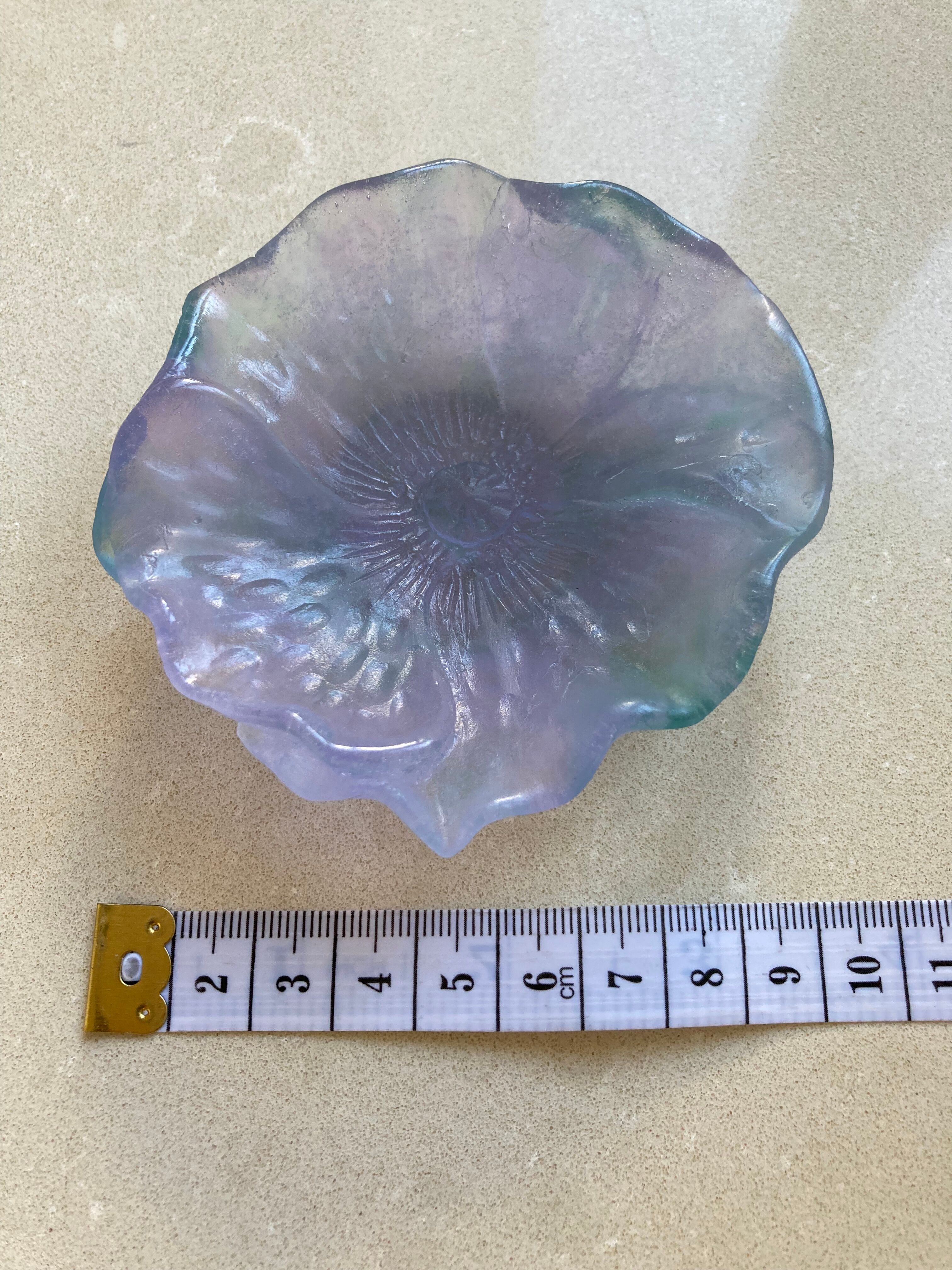 Flower cup crystal Daum