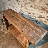 Antique oak workbench, circa 1900